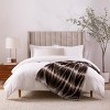 Aston & Arden Bronze Moon Poly Faux Fur Throw 50x70 Brown Ombre - 4 of 4