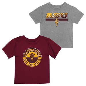 NCAA Arizona State Sun Devils Toddler Boys' 2pk T-Shirt - 1 of 3