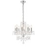 Elegant Lighting Princeton 8 light Chrome Chandelier Clear Royal Cut Crystal - 3 of 4