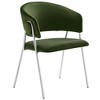 Modway Nella Upholstered Performance Velvet Dining Chair Set of 2 - 2 of 4