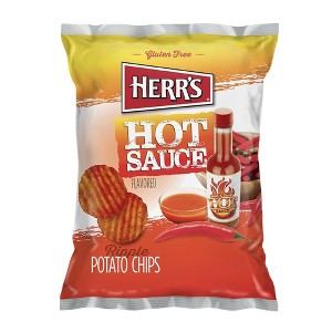Herr's Hot Sauce Potato Chips - 1 Oz Bag (Pack of 42) - 1 of 3