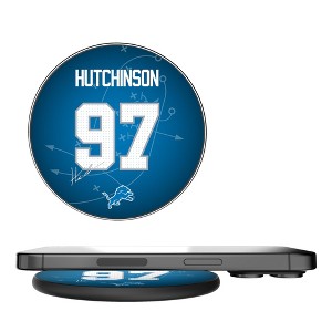 NFL Detroit Lions Players Game Tactic 15-Watt Wireless Charger - 1 of 4