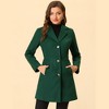 INSPIRE CHIC Women's Single Breasted Notched Lapel Long Winter Coats - 2 of 4