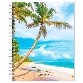 Browntrout 23-2024 Weekly/Monthly Planner 7.5"x7.125" Beaches