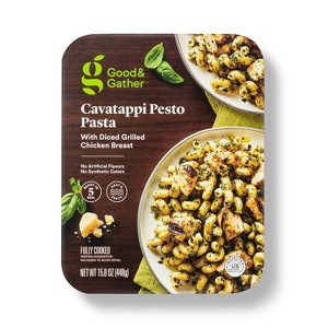 Cavattappi Pesto Pasta with Chicken - 15.8oz - Good & Gather™ - 1 of 4