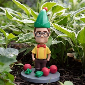 SCS Direct The Office Dwight Schrute Elf 8" Garden Gnome- Funny Indoor/Outdoor Summer Lawn Ornament Figure - Gift for Fans, Adults, Men, Women - 1 of 4