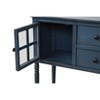 NicBex Buffet Cabinet with Storage Farmhouse Wood Kitchen Sideboard Console Table with Bottom Shelf and Adjustable Shelves for Living Room - 4 of 4
