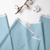 Bacati - Solid Seafoam 100 percent Cotton Universal Baby US Standard Crib or Toddler Bed Fitted Sheet - 2 of 4