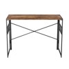 Homy Casa Harper Folding Desk with Wood Top and Metal Frame for Home Office & Small Spaces - 4 of 4