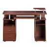 Wood Computer Desk with Drawers - Techni Mobili - image 4 of 4