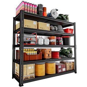 Adjustable Heavy Duty Metal Shelving Unit - 1 of 4