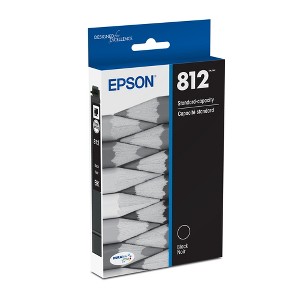 Epson T812 Black Ink Cartridge, Standard Capacity - 1 of 4
