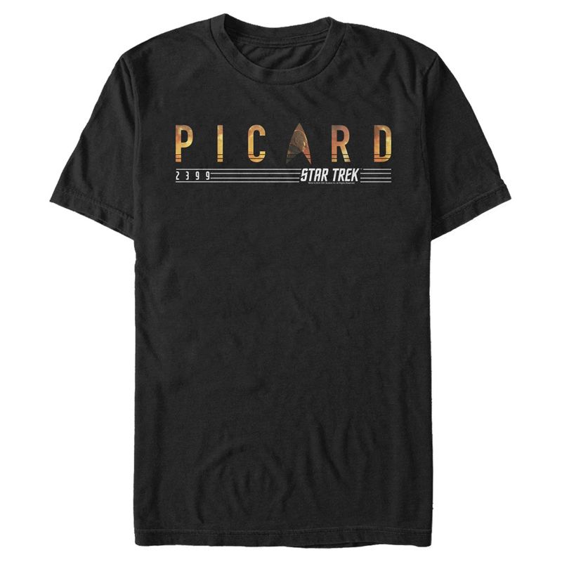 Men's Star Trek: Picard Jean-Luc Logo T-Shirt, 1 of 6