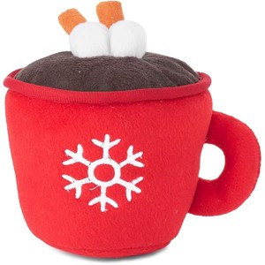 ZippyPaws - Stuffed Plush Dog Toy with Squeaker - Holiday Hot Cocoa - 1 of 1