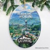 Classic Gatlinburg Tennessee Ceramic Ornament, Vintage Souvenir and Pigeon Forge Christmas Decor Gift| OrnamentallyYou - 4 of 4