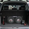 MTX TNE212D 12" 1200 Watt 4 Ohm Dual Loaded Car Audio Subwoofer Package with Sub Enclosure, Boss 1100W Mono A/B Amplifier, Wiring Kit and Capacitor - 4 of 4