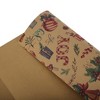 Unique Bargains Gift Wrap Paper Christmas Yellow Kraft 27.56"x19.69" 5Pcs - 4 of 4