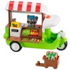 Timber Tots: Food Truck - 6pc Vehicle Playset, Raccoon Figure, Pop-Up Roof - 2 of 4