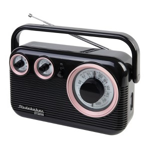 Studebaker Retro Portable AM/FM Radio with Bluetooth - 1 of 4