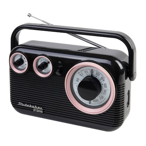 Studebaker Retro Portable AM/FM Radio with Bluetooth - image 1 of 4