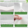 Aoibox Rayon Bamboo Waterproof Mattress Protector Cal King 3D Air Fiber Cooling Ultra Soft Breathable Deep Pocket 26'' Noiseless Machine Washable - 4 of 4