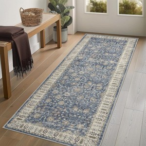 Fulvari Boho Bedroom Area Rug,Soft Vintage Washable Rugs for Living Room,Non Shedding Disdressed Floor Carpets for Home Decor Dining Room - 1 of 4