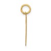 Black Bow Jewelry 14k Yellow Gold, Jersey Collection, Small Number 79 Pendant - 2 of 4