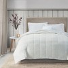 NicBex 90x108 Inch Reversible Smart Temperature Down Alternative Blanket,Plush Throw Blanket for Bed Sofa,Ivory - 2 of 4