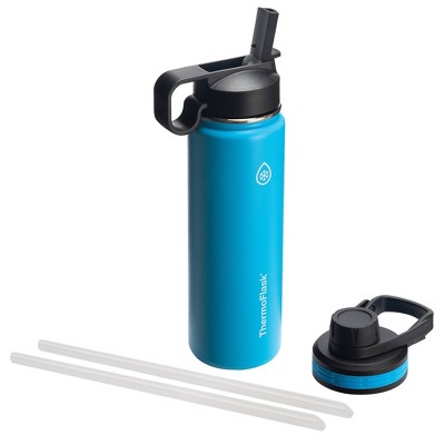 ThermoFlask 24oz Insulated Stainless Steel Bottle 2 in 1 Chug and Straw Lid