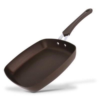 NutriChef 9.45'' Grill Pan - Non-Stick High-Qualified Kitchen Cookware