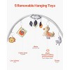 Baby Play Gym Mat with 5 Sensory Toys, Light-Up Musical Duck, Mirror, Cloth Book, and Tummy Time Pillow for Newborn to 18 Months - 4 of 4