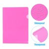 Unique Bargains L Type Plastic Portable Reusable Office Project Folder 10 Pcs - 3 of 4