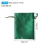 Unique Bargains Smooth Soft Wedding Christmas Satin Bags with Drawstring 3 Pcs - 2 of 4