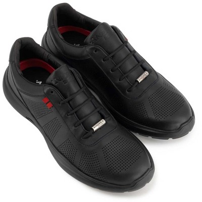 Andrea Men's Leather Comfort Sneaker 88700-3750087 Black 8 — фото 3