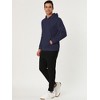 Lars Amadeus Men's Pullover Solid Long Sleeves Hooded Sweatshirts with Pocket - 4 of 4