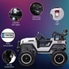 24V 2 Seaters Kids Ride Truck with Remote Control, 180W Motor 7Ah Battery 20" Seat Electric Ride on CarToy for 3+, Shovel, Led Light, Music - 4 of 4
