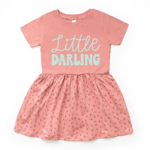 The Juniper Shop Little Darling Cursive Infant Dress - 1 of 4