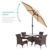 Best Choice Products 7.5ft Heavy-Duty Outdoor Market Patio Umbrella w/ Push Button Tilt, Easy Crank - 2 of 4
