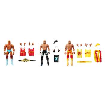 WWE Elite Collection Hulkamania 40th Anniversary Action Figure Set - 3pk (Target Exclusive)