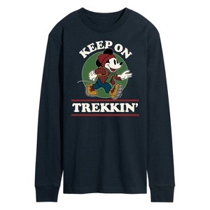 Men's - Disney - Keep On Trekkin Long Sleeve Graphic T-Shirt - 1 of 4
