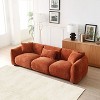 NicBex 102.36 Inch Modern Boucle Couch,3-Seater Sofa with 3 Pillows for Living Room,Office,Apartment - 2 of 4