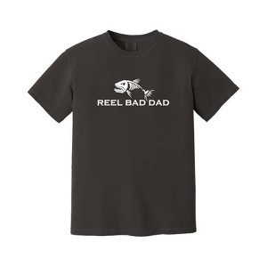 Simply Sage Market Men's Reel Bad Dad Short Sleeve Garment Dyed Tee - 1 of 2