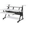 NicBex Home Office Desks Morden Desk with Storage Music Desk with Shelves, Keyboard Tray and Earphone Rack for Music Room - 2 of 4