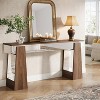 Tribesigns Mirrored Console Table,  63-Inch Farmhouse Entryway Table, Wooden Behind Couch Sofa Table for Entrance, Hallway, Foyer, Living Room - 2 of 4