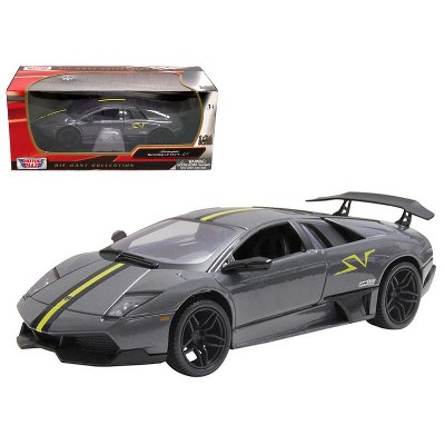 Lamborghini Murcielago LP 670 4 SV Grey Diecast Model Car 1/24 by Motormax