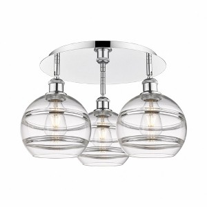 Rochester - 3 Light Flush Mount In Industrial Style-10.88 Inches Tall and 19.75 Inches Wide - 1 of 1