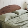 Crane Home | Zen Crinkled Comfort Fitted Sheet (Matcha) - 3 of 4