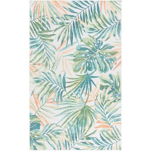 Malibu MBU845 Power Loomed Machine Washable Skid-Resistant Indoor Rugs - Safavieh - 1 of 4