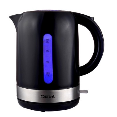 1.7 L Electric Kettle With Thin Chrome Trim Band - Painted Stainless Steel  - Figmint™ : Target