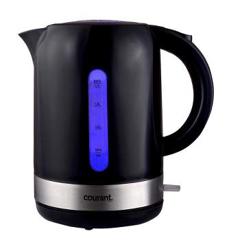 Courant 1.5 Liter Red Stainless Steel Cordless Electric Kettle with 360  Degree Rotational Body